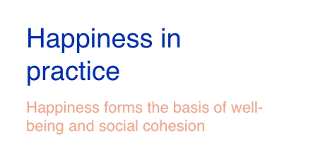 Don't use too much colour for text